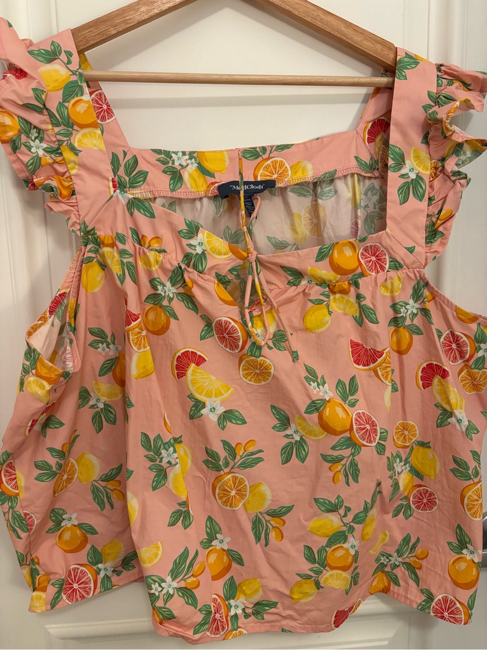 Modcloth Retro Citrus Top